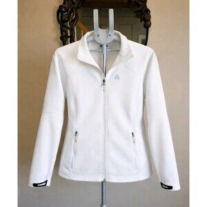 Nike ACG Jacket Womens Large White Softshell Full Zip Outdoor Hiking Gorpcore